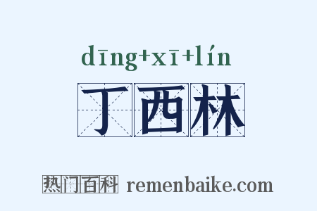丁西林是什么意思的图片
